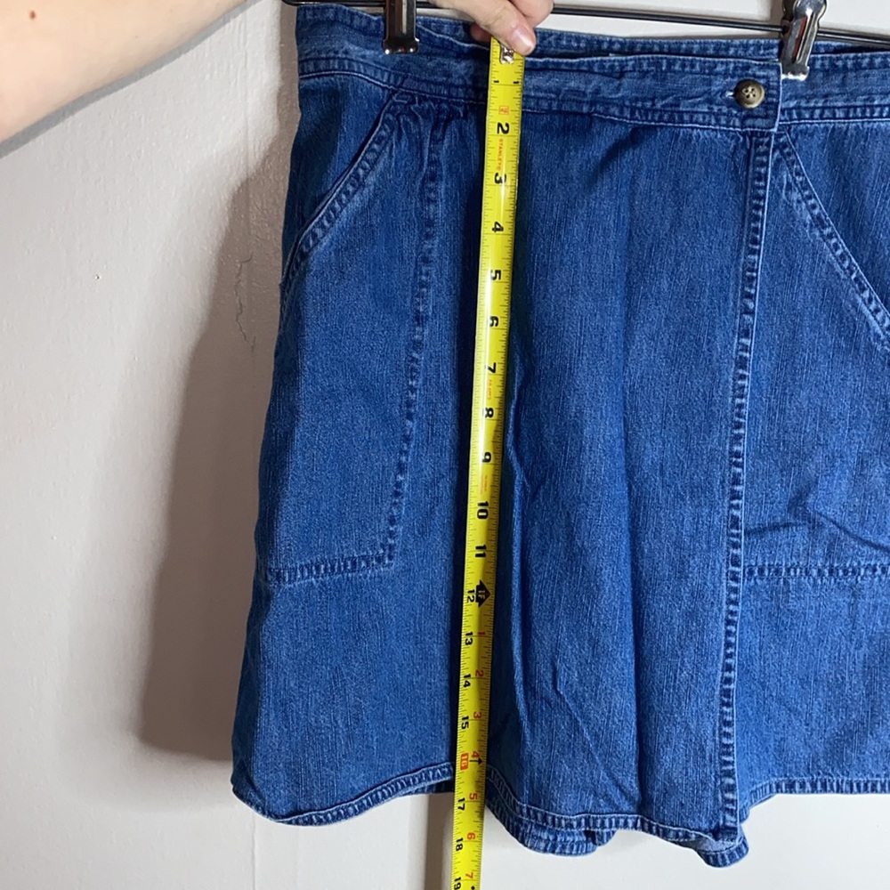🎱Adorable Vintage Jean half buttoned half shorts! - Picture 4 of 9